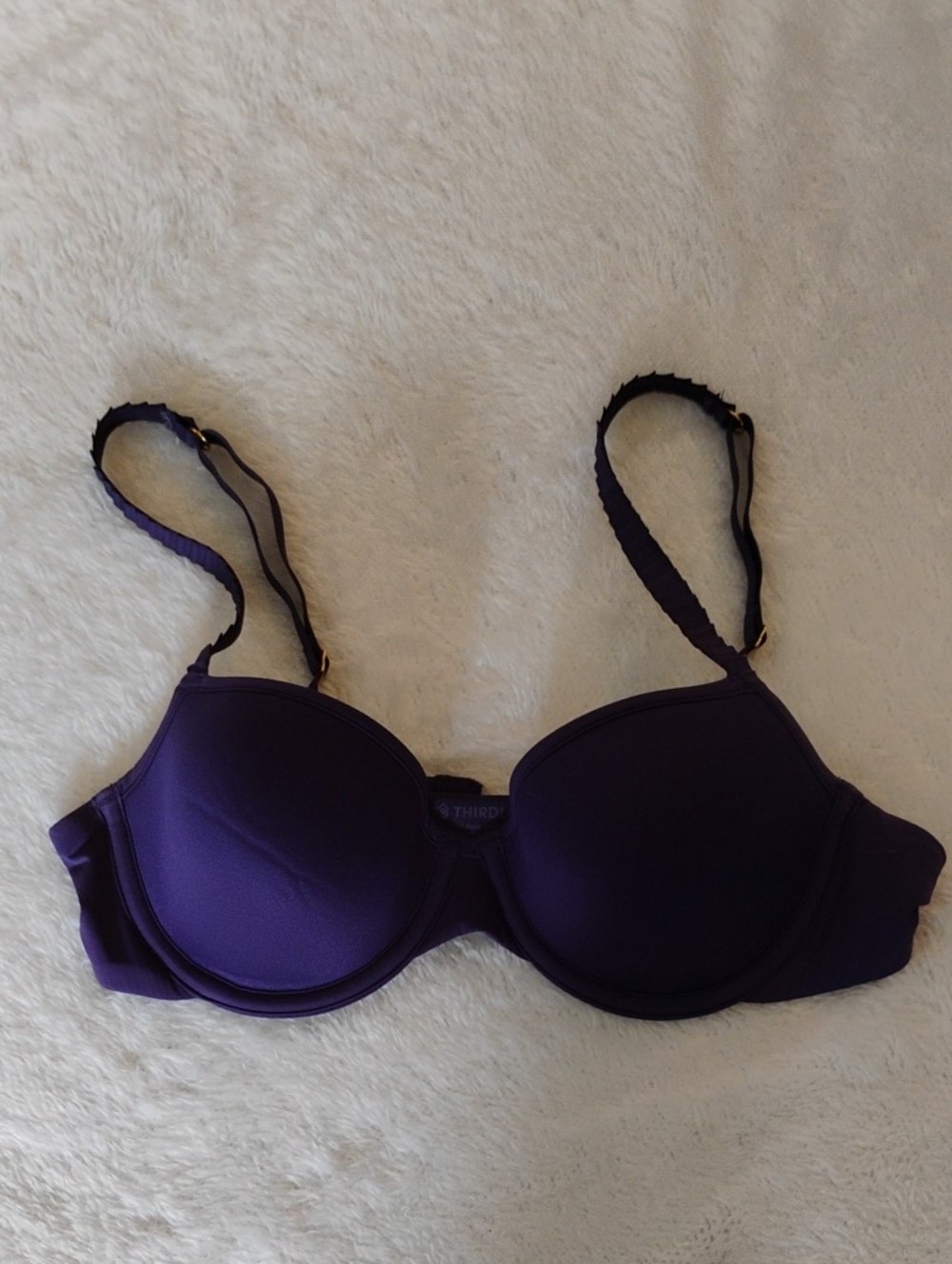 Thirdlove 24/7 T-shirt Bra Plum 32B 1/2